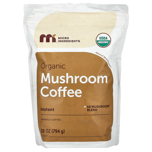 Micro Ingredients, Organic Instant Mushroom Coffee, 28 oz (794 g)