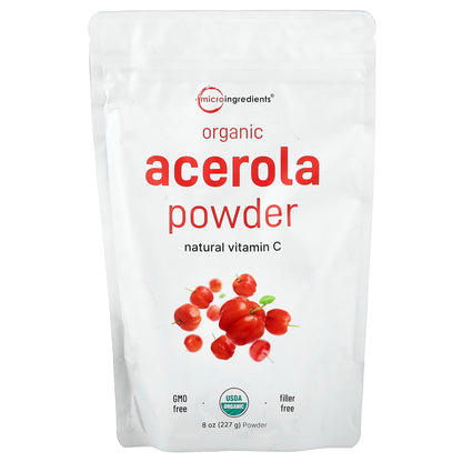 Micro Ingredients, Organic Acerola Powder, 8 oz (227 g)