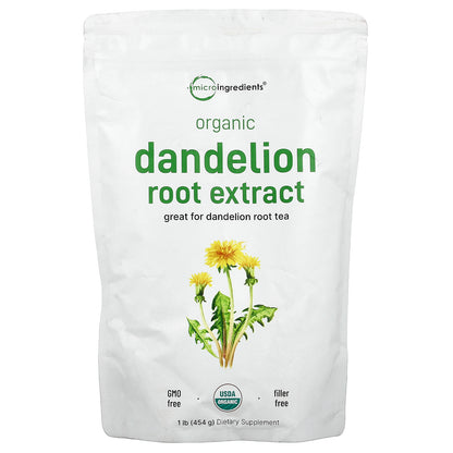 Micro Ingredients, Organic Dandelion Root Extract, 1 lb (454 g)