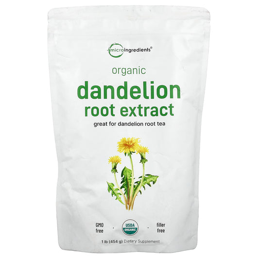 Micro Ingredients, Organic Dandelion Root Extract, 1 lb (454 g)