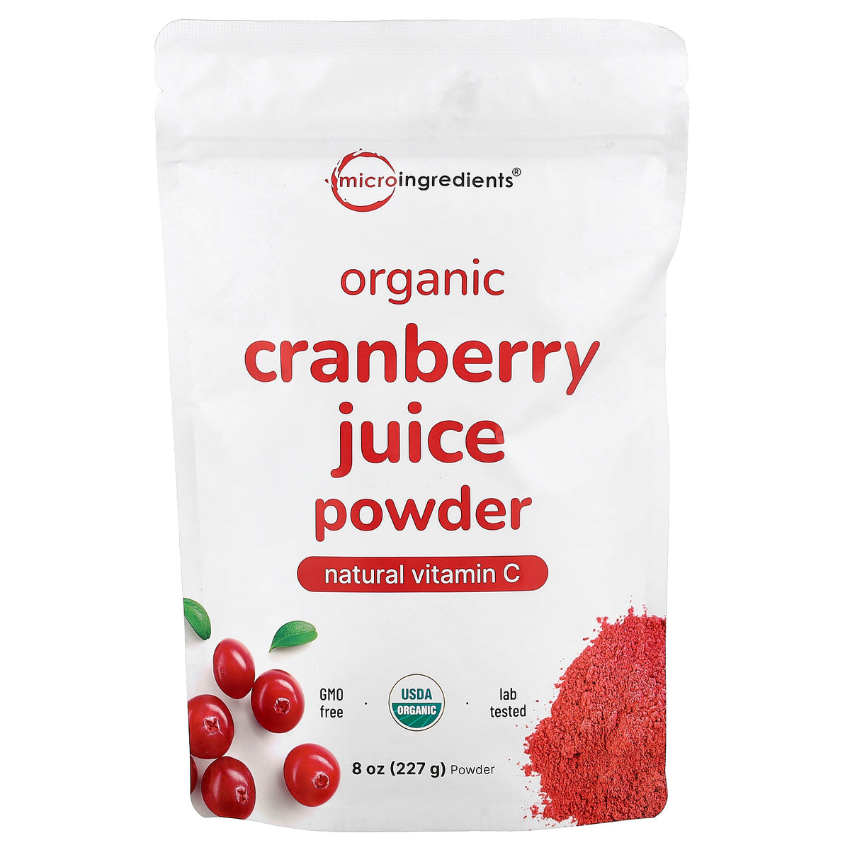 Micro Ingredients, Organic Cranberry Juice Powder, 8 oz (227 g)