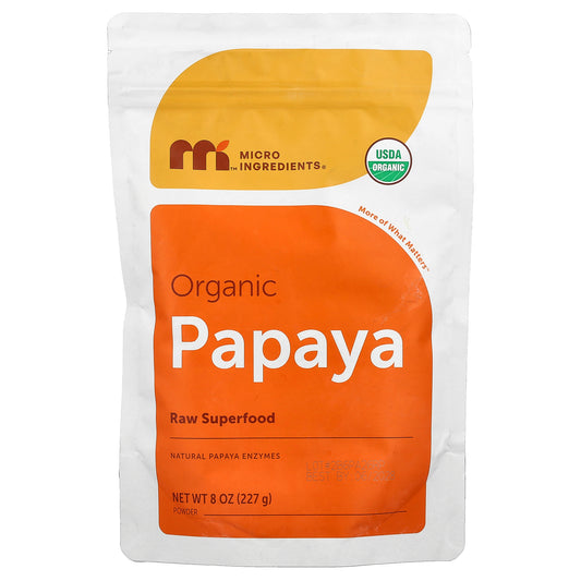 Micro Ingredients, Organic Papaya Powder, 8 oz (227 g)