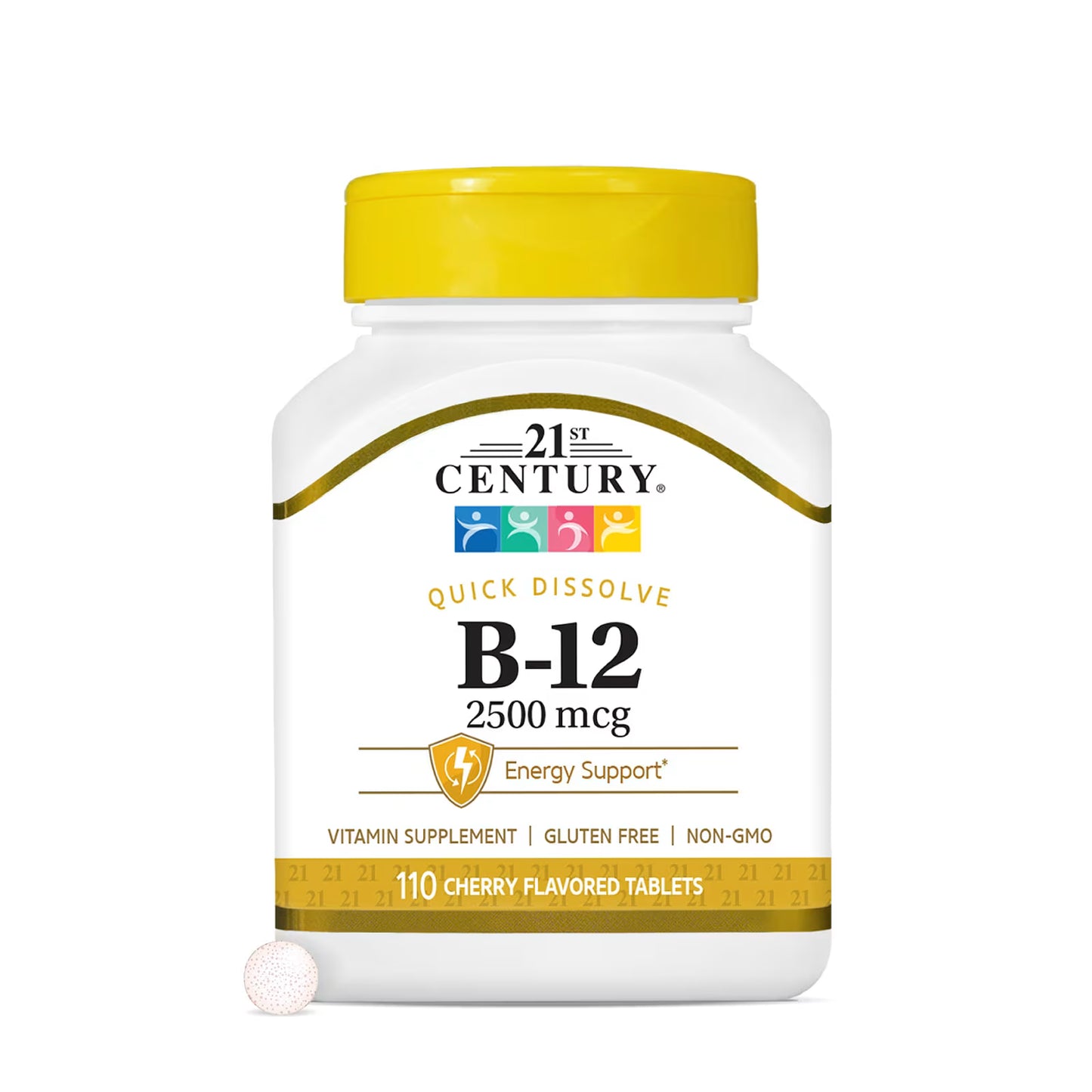 21st Century, Vitamin B-12, Cherry, 2,500 mcg, 110 Tablets