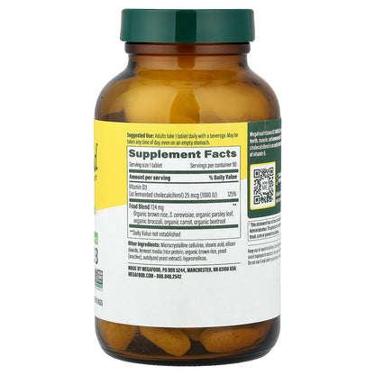 MegaFood, Vitamin D3, 90 Tablets