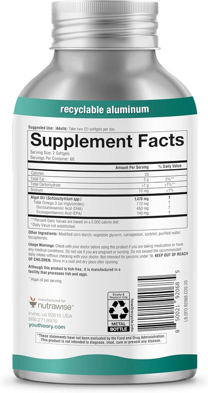 Youtheory Ocean Friendly Omega 120 SoftGels