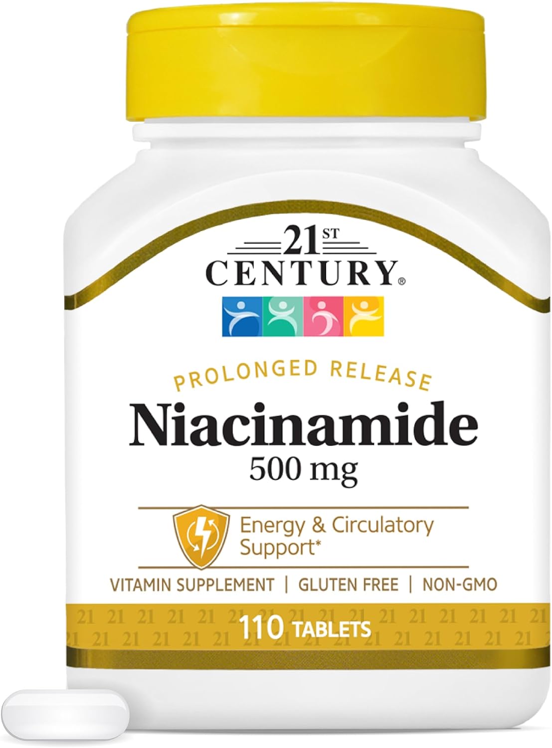 21st Century, Niacinamide, Prolonged Release , 110 Tablets