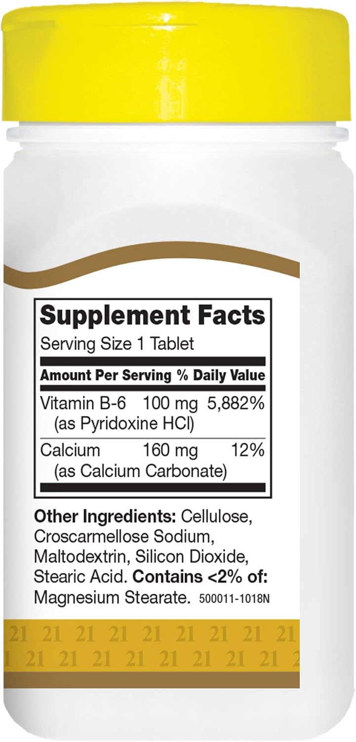 21st Century, Vitamin B-6, 110 Tablets