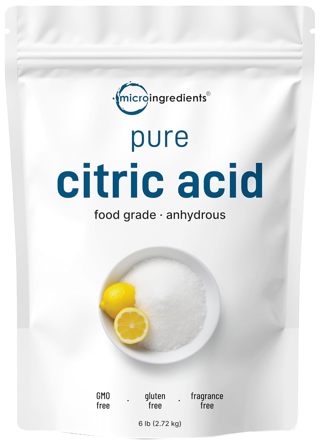 Micro Ingredients, Citric Acid, 6 lbs