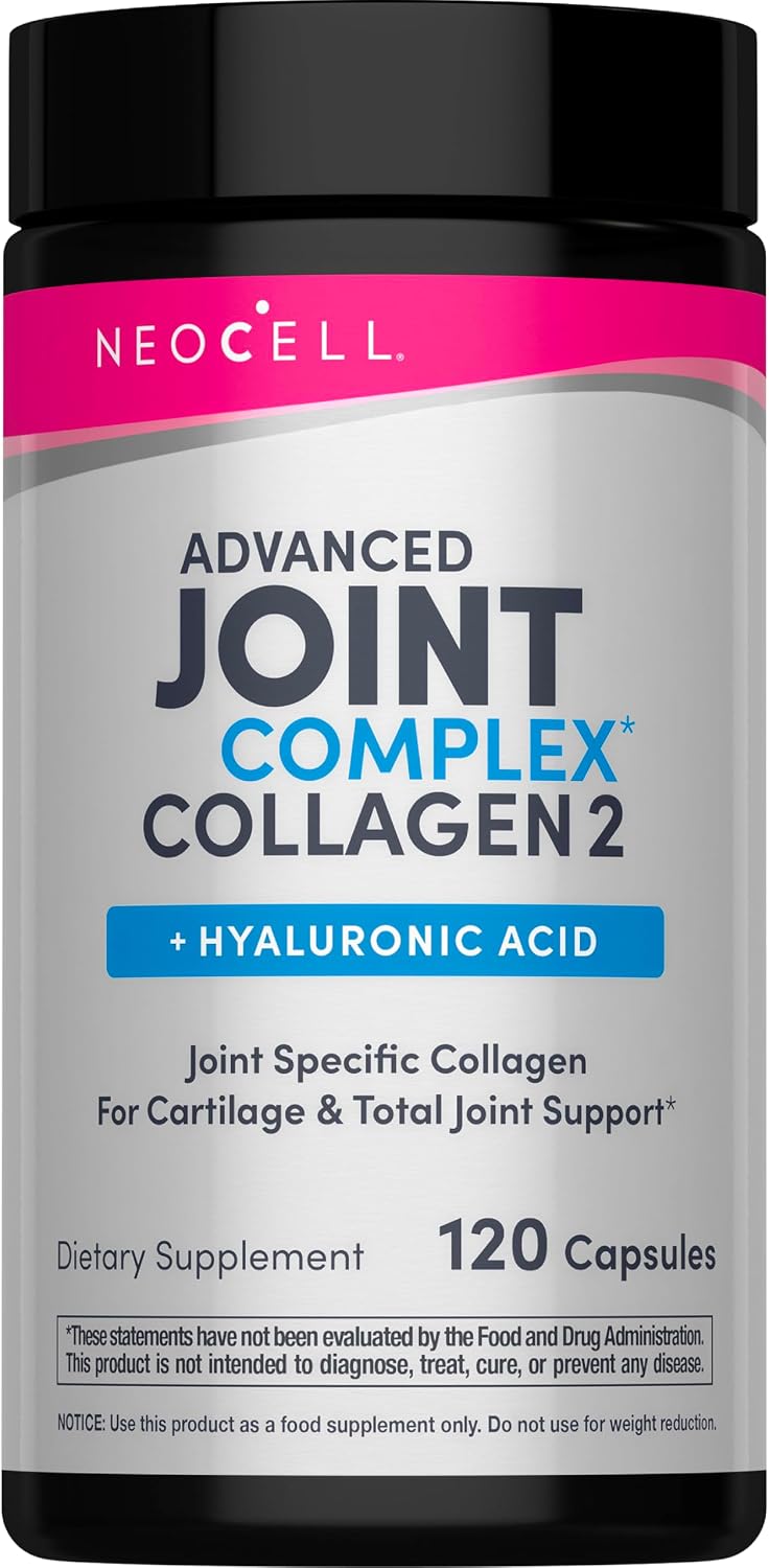 NeoCell Joint Complex Supplement | 120 Capsules | Plus Hyaluronic Acid