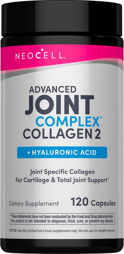 NeoCell Joint Complex Supplement | 120 Capsules | Plus Hyaluronic Acid