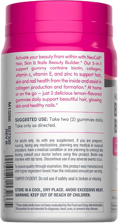 NeoCell Hair Skin and Nails Gummies | 60 Count