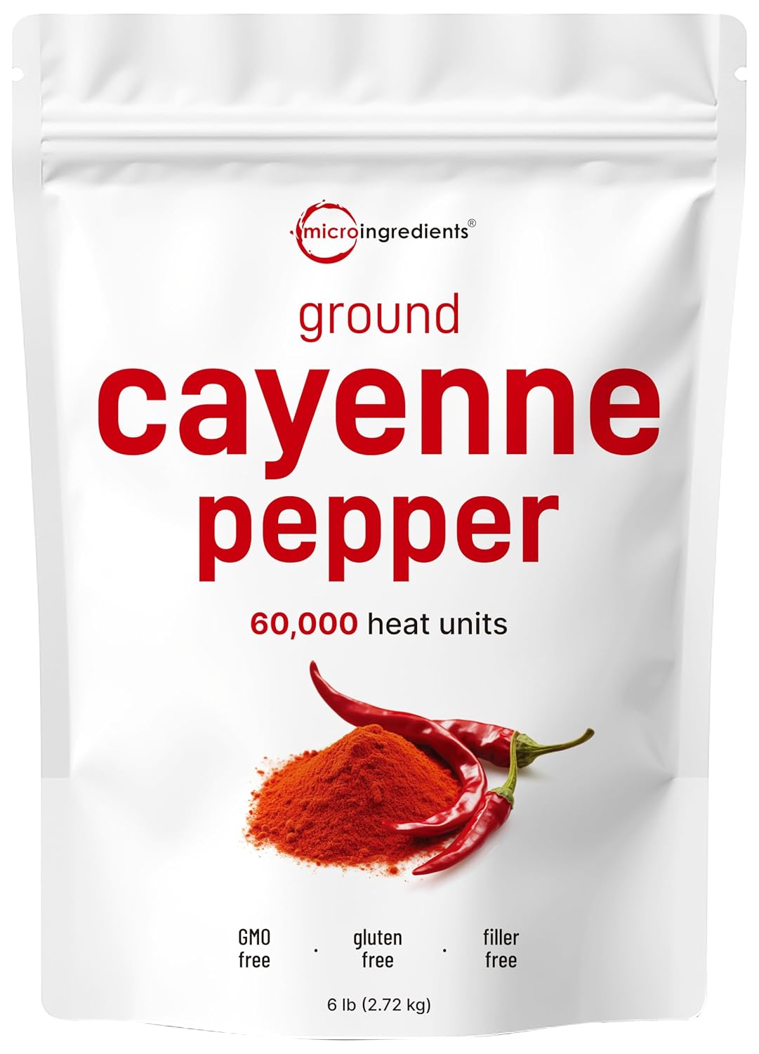 Micro Ingredients, Ground Cayenne Pepper Powder, 6lbs