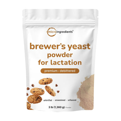 Micro Ingredients, Brewers Yeast Powder for Lactation, 3lbs