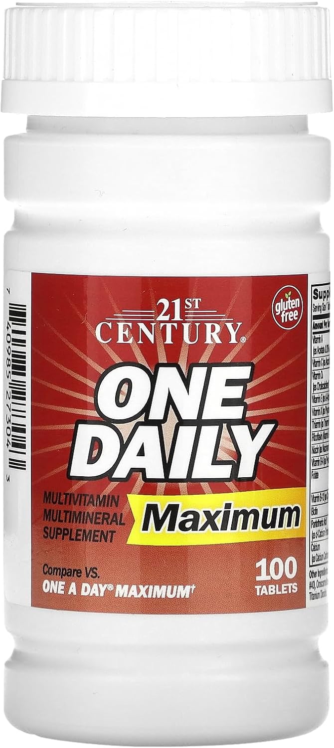 21st Century, One Daily, Maximum, 100 Tablets