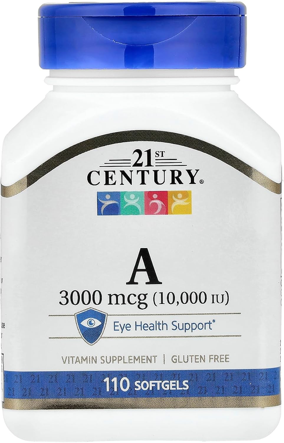 21st Century, Vitamin A, 3,000 mcg (10,000 IU), 110 Softgels