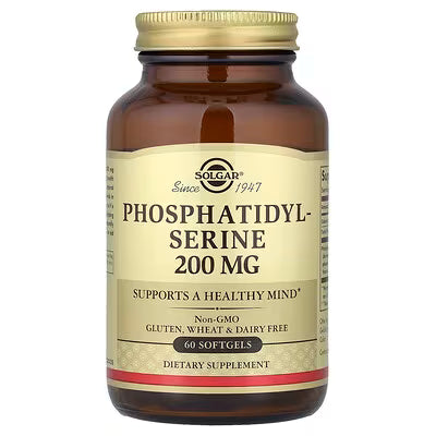 Solgar, Phosphatidylserine, 200 mg, 60 Softgels