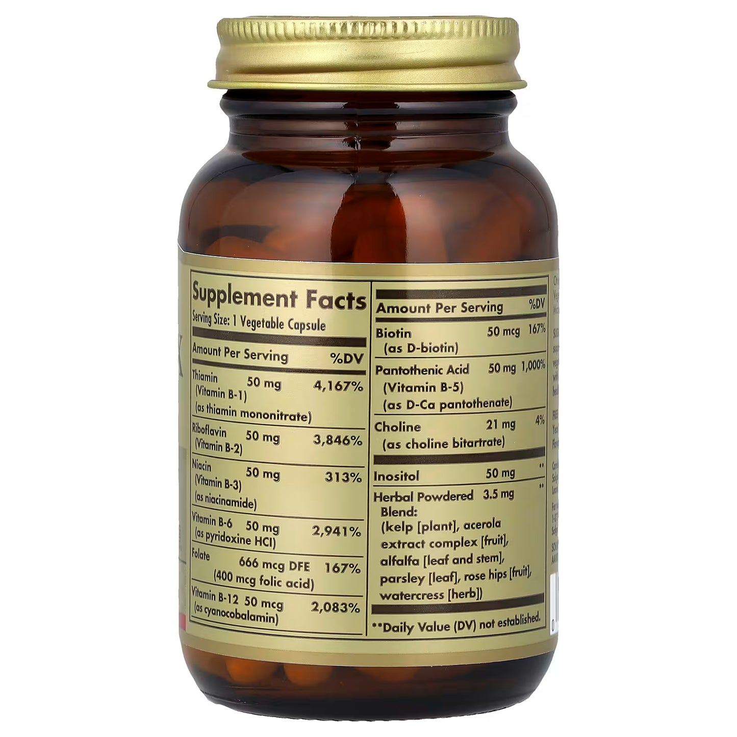 Solgar, B-Complex "50", 100 Vegetable Capsules