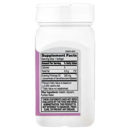 21st Century, Kalos & Splendor™, Evening Primrose Oil, Standardized, 60 Softgels (500 mg per Softgel)