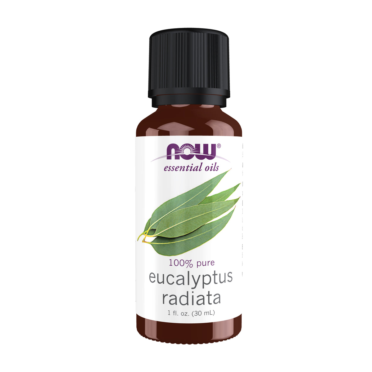 NOW Essential Oils, Eucalyptus Radiata Oil, Steam Distilled, 1 fl. oz