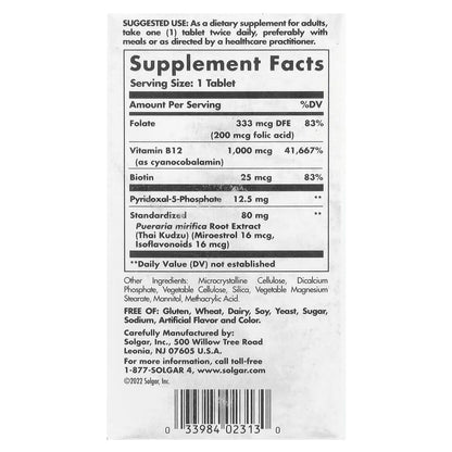 Solgar, Women's Balancing Formula, 60 Tablets