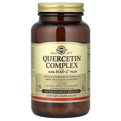 Solgar, Quercetin Complex with Ester-C® Plus, 100 Vegetable Capsules