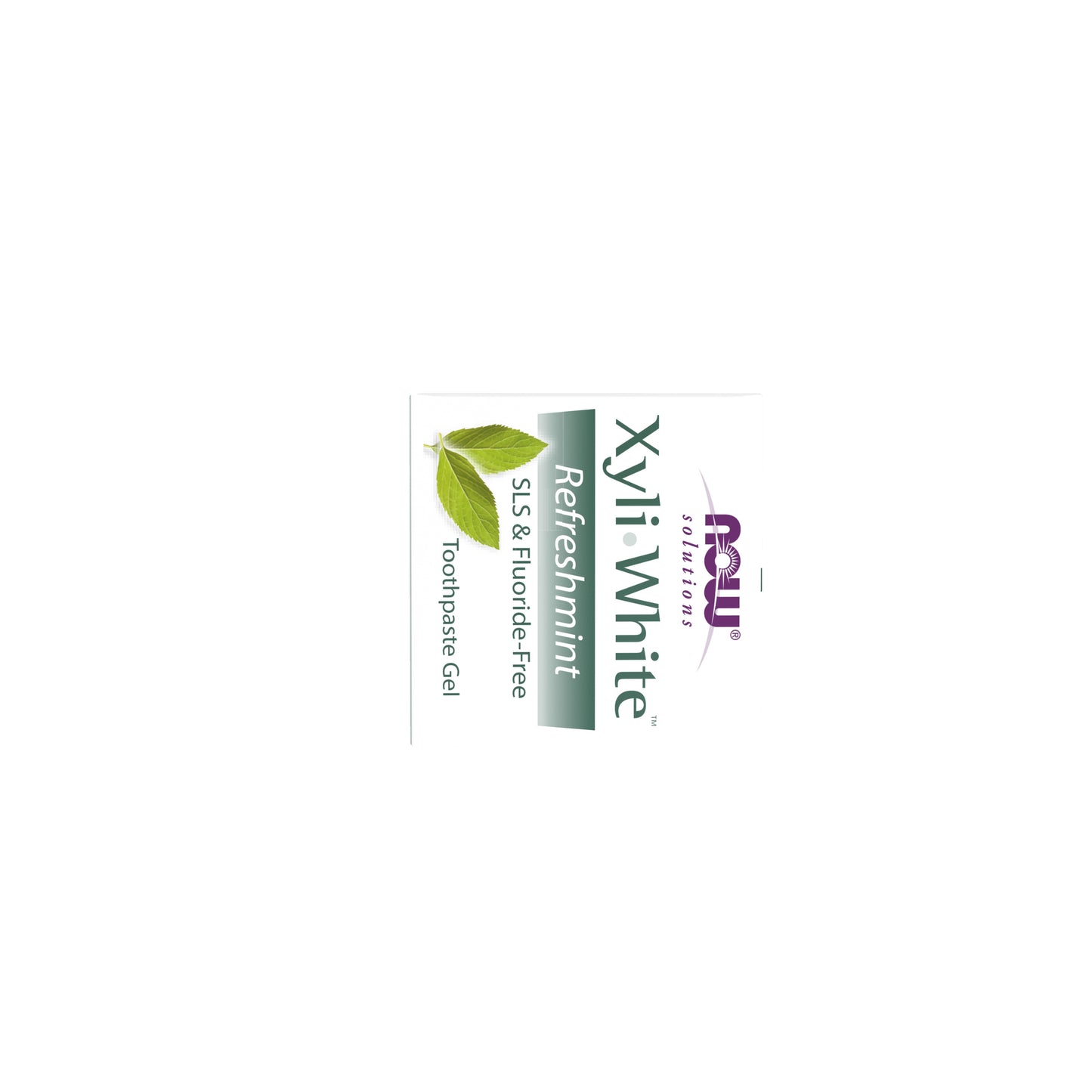 NOW Solutions, Xyliwhite™ Toothpaste Gel, Refreshmint, Cleanses and Whitens, Fresh Taste, 6.4-Ounce