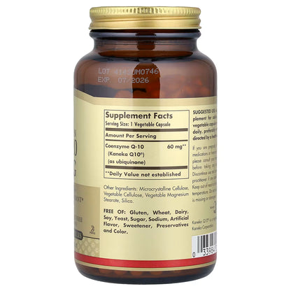 Solgar, Vegetarian CoQ-10, 60 mg, 180 Vegetable Capsules