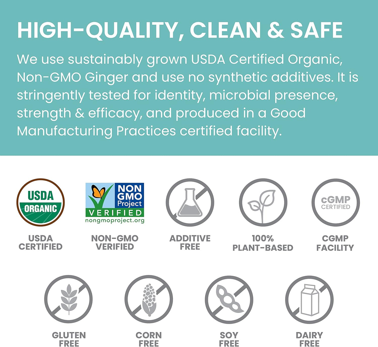 Himalaya Organic Ginger Supplement Equivalent to 4,766 mg