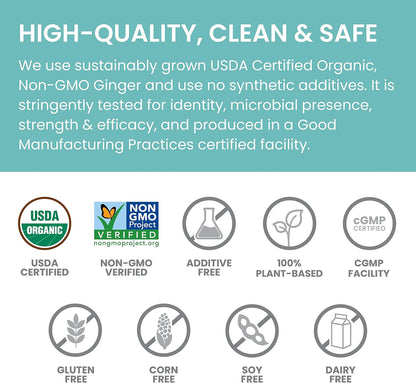 Himalaya Organic Ginger Supplement Equivalent to 4,766 mg
