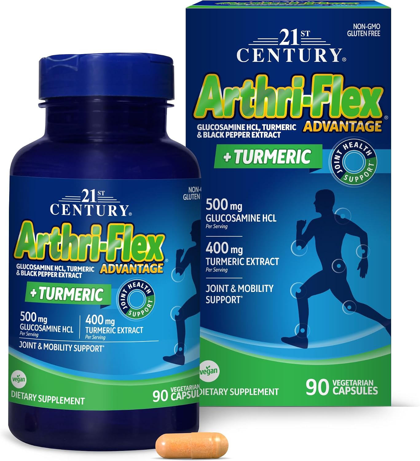 21st Century, Arthri-Flex® Advantage + Turmeric, 90 Vegetarian Capsules