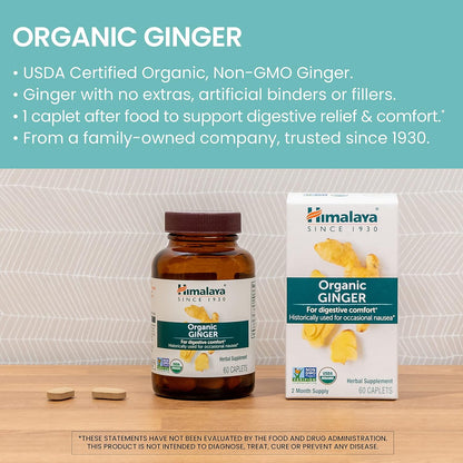 Himalaya Organic Ginger Supplement Equivalent to 4,766 mg