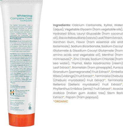 Himalaya Botanique Whitening Complete Care Toothpaste