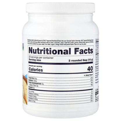 KAL, Imported Nutritional Yeast Flakes, Unsweetened, 7.8 oz (220 g)