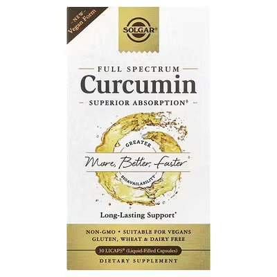 Solgar, Full Spectrum Curcumin, 30 LiCaps®