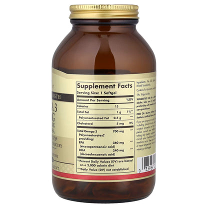 Solgar, Omega-3, EPA & DHA, 120 Softgels