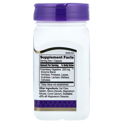 21st Century, Digestive Enzymes, 60 Capsules