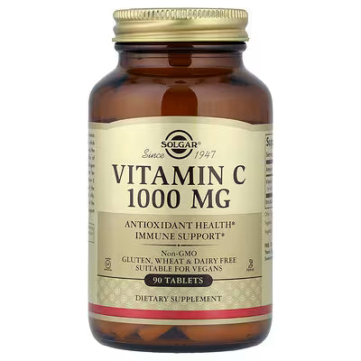 Solgar, Vitamin C, 1,000 mg, 90 Tablets