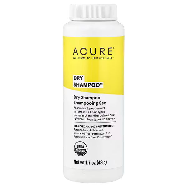 ACURE, Dry Shampoo™, All Hair Types, Rosemary & Peppermint, 1.7 oz (48 g)