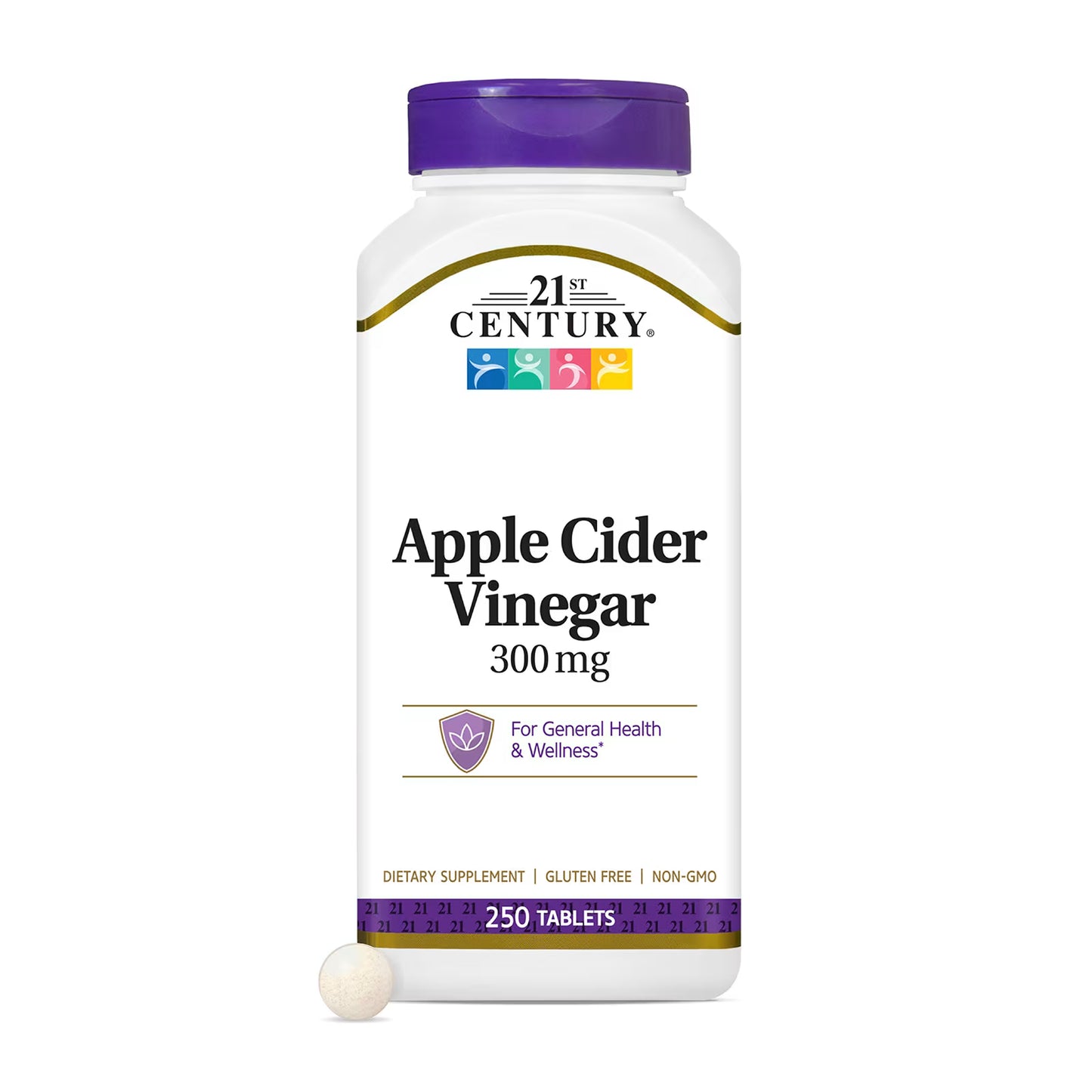 21st Century, Apple Cider Vinegar, 300 mg, 250 Tablets