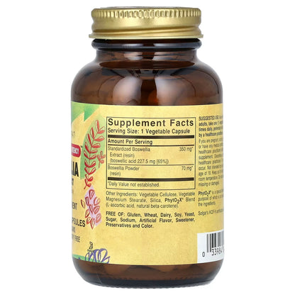 Solgar, Boswellia Resin Extract, 60 Vegetable Capsules