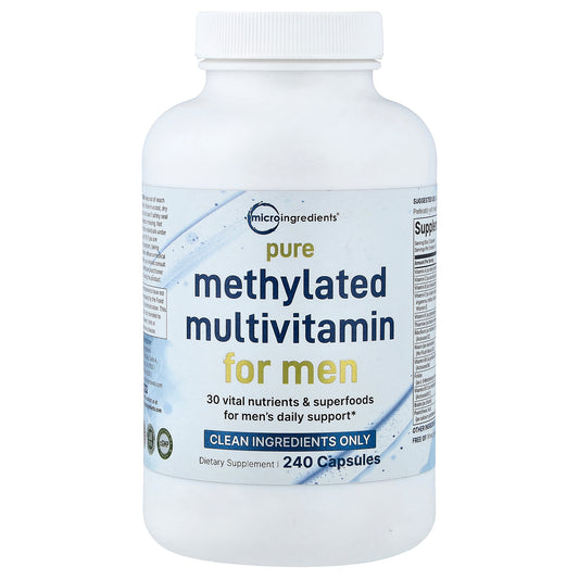 Micro Ingredients, Pure Methylated Multivitamin for Men, 240 Capsules