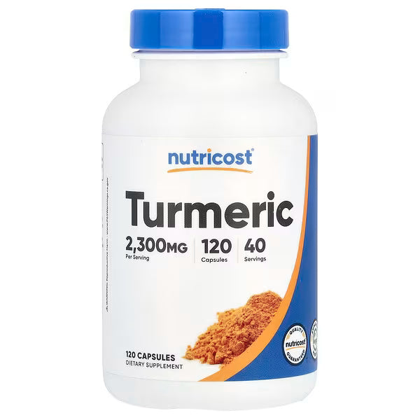 Nutricost, Turmeric, 120 Capsules