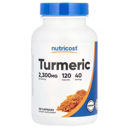 Nutricost, Turmeric, 120 Capsules