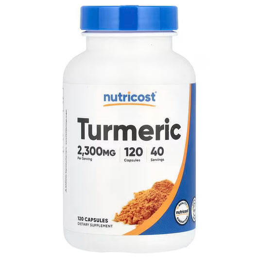 Nutricost, Turmeric, 120 Capsules