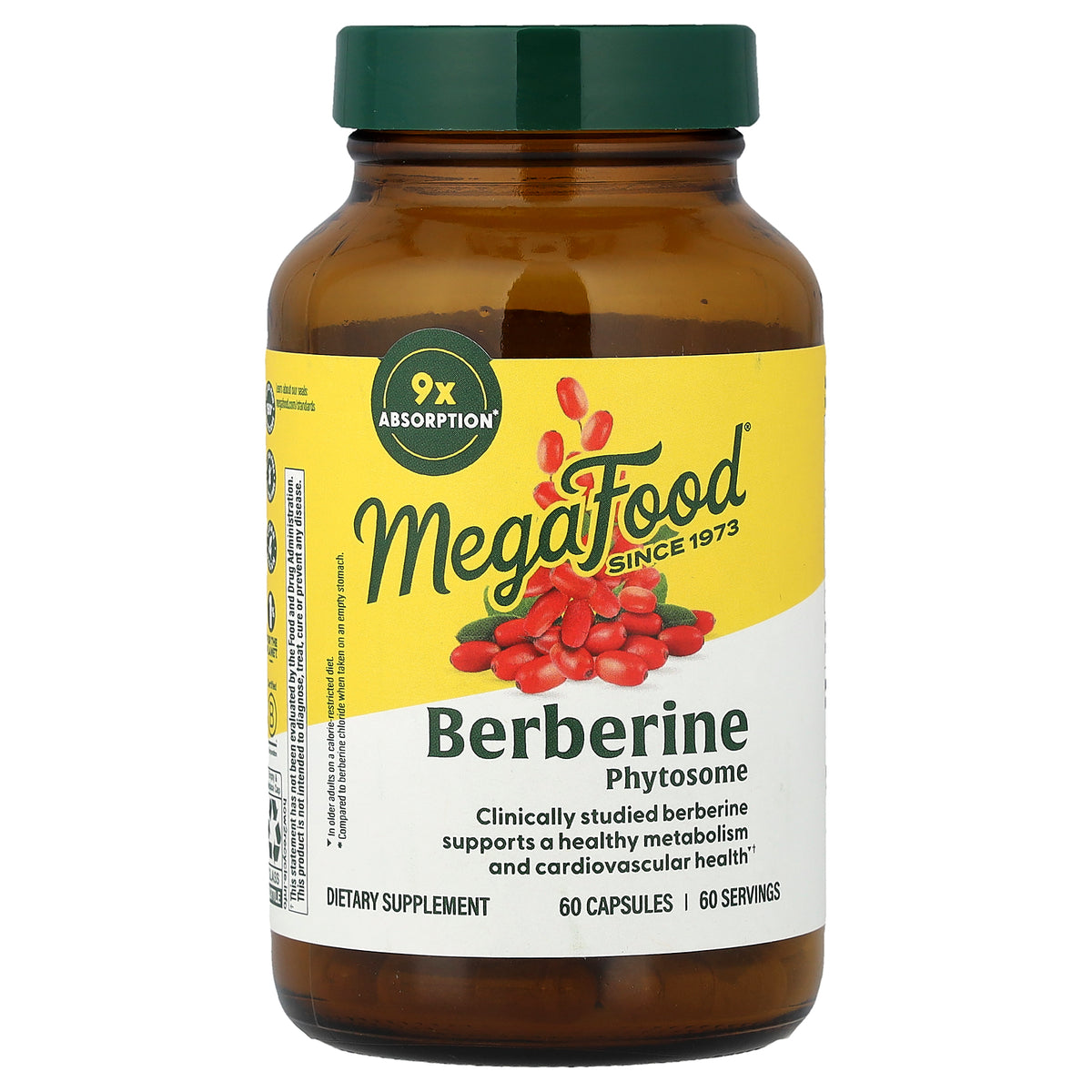 MegaFood, Berberine Phytosome, 60 Capsules (550 mg per Capsule)