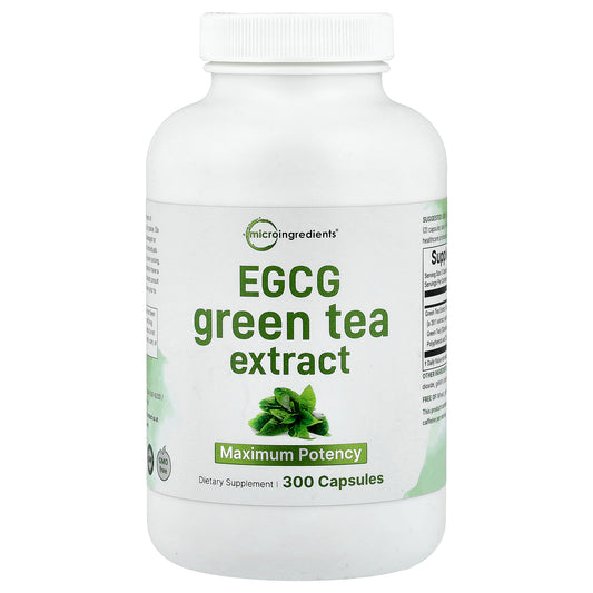 Micro Ingredients, EGCG Green Tea Extract, 300 Capsules (225 mg per Capsule)