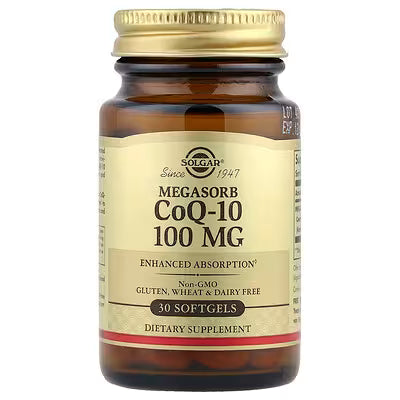 Solgar, Megasorb CoQ-10 , 100 mg, 30 Softgels