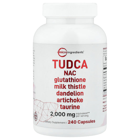 Micro Ingredients, TUDCA, 240 Capsules