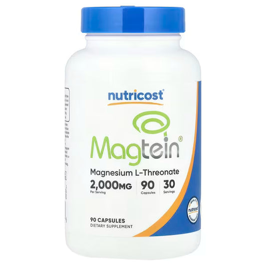Nutricost, Magtein®, Magnesium L-Threonate, 90 Capsules