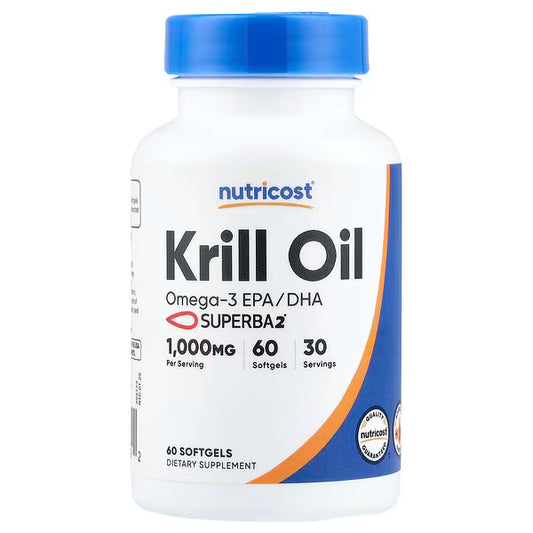 Nutricost, Krill Oil, 60 Softgels
